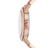 Michael Kors Everest Chronograph Rose Gold Dial Rose Gold Steel Strap Watch For Women - MK7211