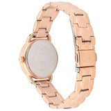 Guess Madison Diamonds White Dial Rose Gold Steel Strap Watch for Women - W0637L3