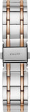 Guess Montauk Silver Dial Two Tone Steel Strap Watch For Women - W0933L6