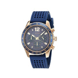 Guess Fleet Blue Dial Blue Rubber Strap Watch for Men - W0971G3