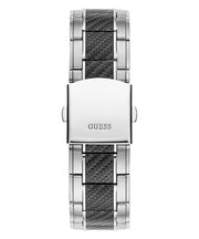 Guess Octane Chronograph Black Dial Two Tone Steel Strap Watch for Men - W1046G1