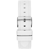 Guess Limelight White Dial White Rubber Strap Watch for Women - W1053L2