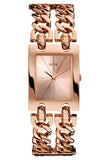 Guess Mod Heavy Metal Rose Gold Dial Rose Gold Steel Strap Watch For Women - W1117L3