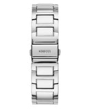 Guess Frontier Diamonds Silver Dial Silver Steel Strap Watch For Women - W1156L1