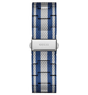 Guess Richmond Blue Dial Two Tone Mesh Bracelet Watch for Men - W1179G1