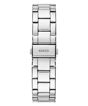 Guess G Twist Diamonds Silver Dial Silver Steel Strap Watch For Women - W1201L1