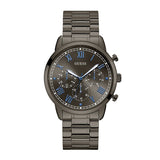 Guess Hendrix Chronograph Gunmetal Dial Gunmetal Steel Strap Watch for Men - W1309G3