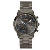 Guess Hendrix Chronograph Gunmetal Dial Gunmetal Steel Strap Watch for Men - W1309G3