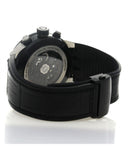 Tag Heuer Carrera Chronograph Tourbillion Black Dial Black Leather Strap Watch for Men - CAR5A8Y.FC6377