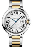 Cartier Ballon Bleu de Cartier Silver Dial Two Tone Steel Strap Watch for Women - W2BB0030