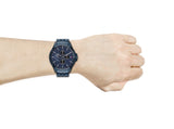 Tommy Hilfiger Shawn Quartz Blue Dial Blue Steel Strap Watch for Men - 1791618