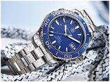 Tag Heuer Aquaracer Calibre 5 Automatic Blue Dial Silver Steel Strap Watch for Men - WAK2111.BA0830