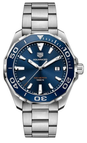 Tag Heuer Aquaracer Blue Dial Watch for Men - WAY101C.BA0746