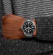 Tag Heuer Aquaracer Black Dial Silver Steel Strap Watch for Men - WAY111A.BA0928