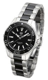 Jam Tangan Pria Tag Heuer Aquaracer Quartz Black Dial Two Tone Steel Strap - WAY131A.BA0913