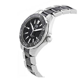Jam Tangan Pria Tag Heuer Aquaracer Quartz Black Dial Two Tone Steel Strap - WAY131A.BA0913