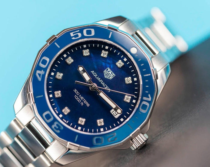 Tag Heuer Aquaracer Blue Dial Watch for Women