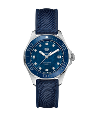 Tag Heuer Aquaracer Blue Mother of Pearl Dial Watch for Women - WAY131L.FT6091