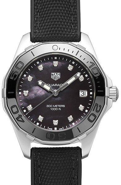 Tag Heuer Aquaracer Black Mother of Pearl Dial Watch for Women