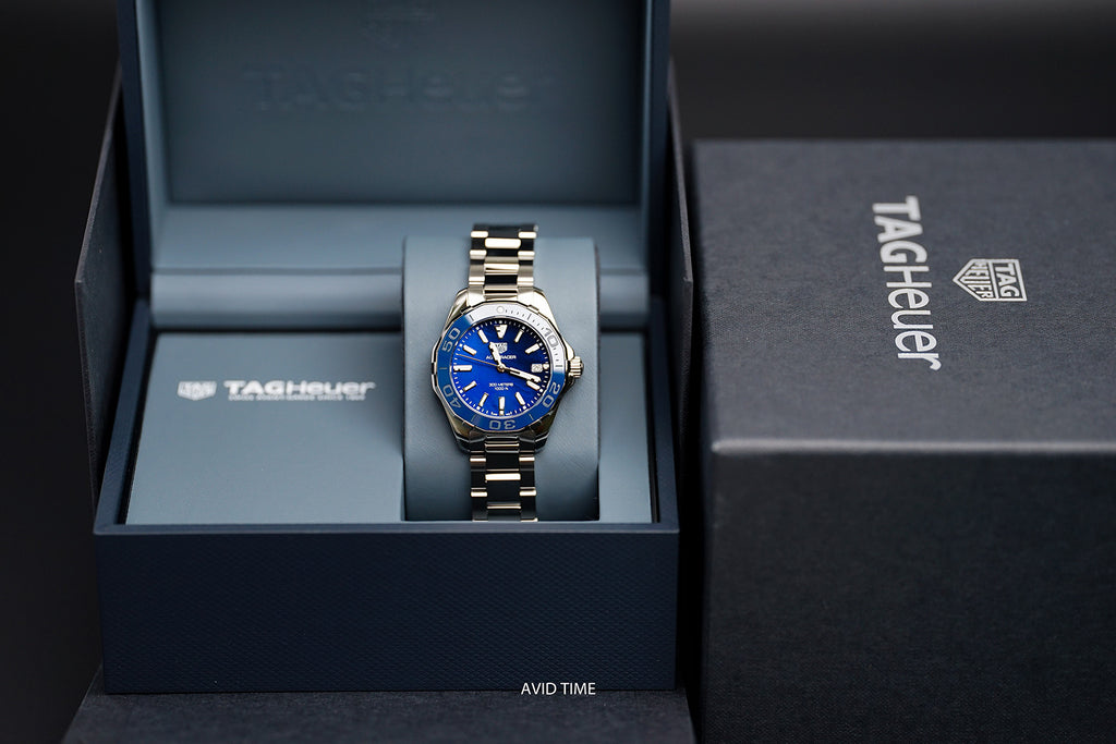 Tag Heuer Aquaracer Blue Ceramic Dial Watch for Women