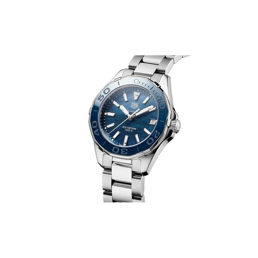 Tag Heuer Aquaracer Blue Ceramic Dial Watch for Women