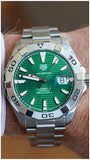 Tag Heuer Aquaracer Green Dial Watch for Men - WAY2015.BA0927