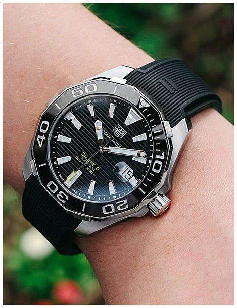 Tag Heuer Aquaracer Black Dial Watch for Men