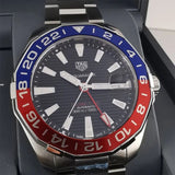 Tag Heuer Aquaracer Pepsi Black Dial Watch for Men - WAY201F.BA0927