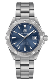 Jam Tangan Pria Tag Heuer Aquaracer Automatic Blue Dial Silver Steel Strap - WAY2112.BA0928