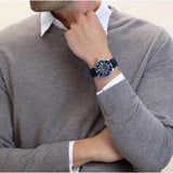 Tag Heuer Aquaracer Calibre 5 Jam Tangan Tali Nilon Hitam Dial Hitam Otomatis untuk Pria - WAY211B.FC6363