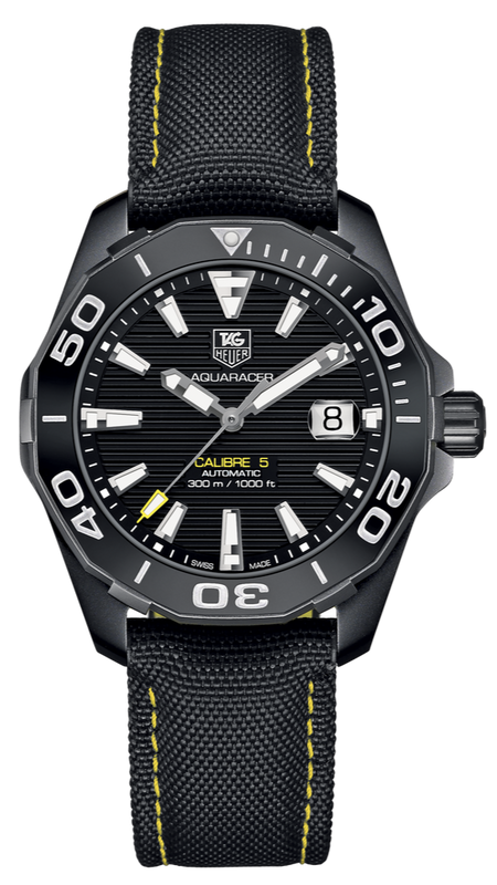 Tag Heuer Aquaracer Black Dial Watch for Men - WAY218A.FC6362