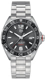 Tag Heuer Formula 1 Kaliber 5 Kronograf Antrasit Dial Jam Tangan Tali Baja Perak untuk Pria - WAZ2011.BA0842