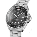 Tag Heuer Formula 1 Kaliber 5 Kronograf Antrasit Dial Jam Tangan Tali Baja Perak untuk Pria - WAZ2011.BA0842