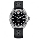 Jam Tangan Tag Heuer Formula 1 Automatic Black Dial Black Rubber Strap untuk Pria - WAZ2113.FT8023