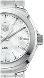 Tag Heuer Link Quartz Mother of Pearl Dial Silver Steel Strap Watch for Women - WBC1310.BA0600