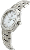 Tag Heuer Link Quartz Diamonds Mother of Pearl Dial Silver Steel Strap Watch for Women - WBC1312.BA0600