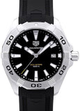 Tag Heuer Aquaracer Quartz Black Dial Black Rubber Strap Watch for Men -  WBD1110.FT8021