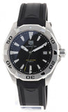 Tag Heuer Aquaracer Quartz Black Dial Black Rubber Strap Watch for Men -  WBD1110.FT8021