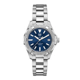 Tag Heuer Aquaracer Quartz Blue Dial Silver Steel Strap Watch for Women - WBD1312.BA0740