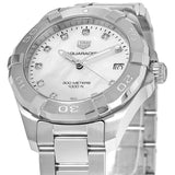 Tag Heuer Aquaracer White Mother of Pearl Dial Watch for Women - WBD1314.BA0740