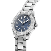 Tag Heuer Aquaracer Blue Dial Silver Steel Strap Watch for Women - WBD131D.BA0748