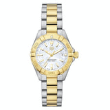 Tag Heuer Aquaracer Quartz Mother of Pearl Dial Two Tone Steel Strap Watch for Men - WBD1420.BB0321