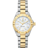 Tag Heuer Aquaracer Quartz Mother of Pearl Dial Two Tone Steel Strap Watch for Men - WBD1420.BB0321