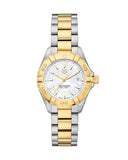 Tag Heuer Aquaracer Quartz Mother of Pearl Dial Two Tone Steel Strap Watch for Men - WBD1420.BB0321