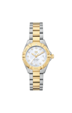 Tag Heuer Aquaracer Quartz Diamonds Mother of Pearl Dial Two Tone Steel Strap Watch for Men - WBD1422.BB0321