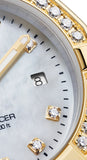 Tag Heuer Aquaracer Quartz Diamonds Mother of Pearl Dial Two Tone Steel Strap Watch for Women - WBD1423.BB0321