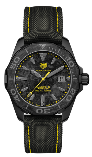 Tag Heuer Aquaracer Carbon Dial Watch for Men - WBD218B.FC6446