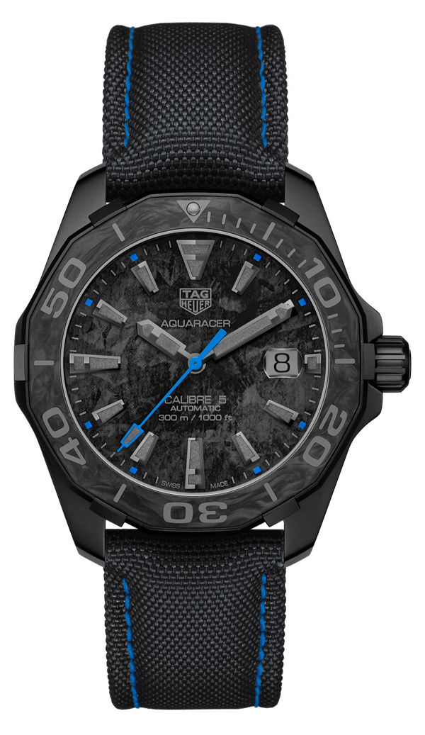 Tag Heuer Aquaracer Carbon Dial Watch for Men -  WBD218C.FC6447