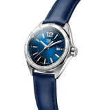 Tag Heuer Formula 1 Quartz Blue Dial Blue Leather Strap Watch for Women - WBJ1412.FC8233