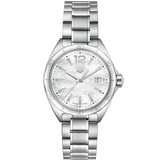 Tag Heuer Formula 1 Quartz Mother of Pearl White Dial Silver Steel Strap Watch for Women - WBJ1418.BA0664